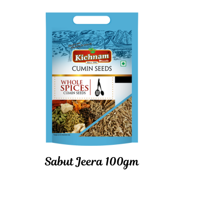 Kichnam All-in-One Masala Kit - Pack of 8 (Haldi Powder 200gm, Lal Mirch Powder 200gm, Dhania Powder 200gm, Sabut (Whole) Jeera 100gm, Garam Masala Powder 100gm, Amchur Powder 100gm, Hing 20gm, Kasoori Methi 50gm)