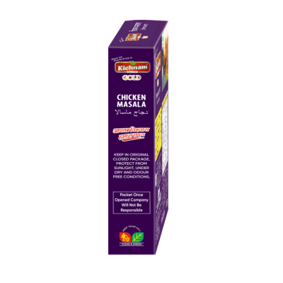 Kichnam Gold Chicken Masala 100gm pack with premium spices for non-veg dishes in purple packaging