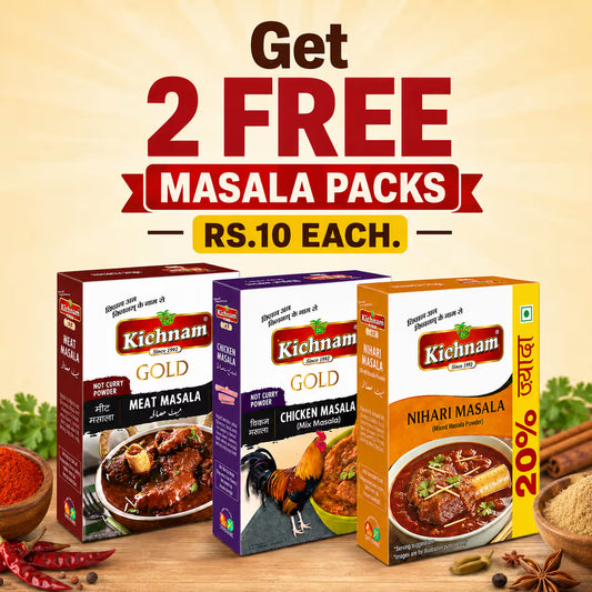 Kichnam Non Veg Dishes Masala Kit - Pack of 3 -Get Free masala