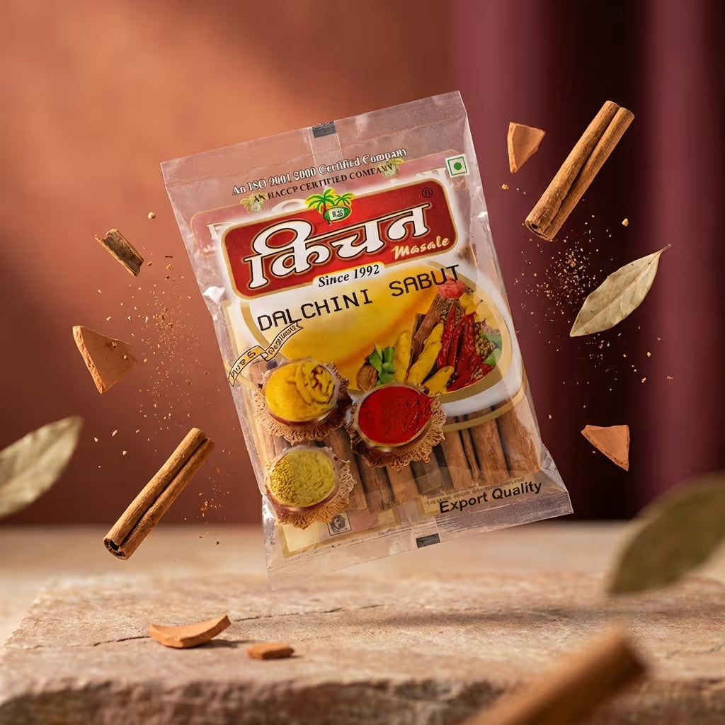 Dal Chini (Cinnamon Stick) – Premium Whole Cinnamon | Natural Aromatic Spice for Cooking, Tea & Health