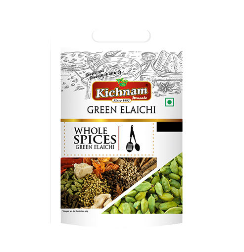 20gm Kichnam Choti Elaichi Sabut | Green Cardamom Whole