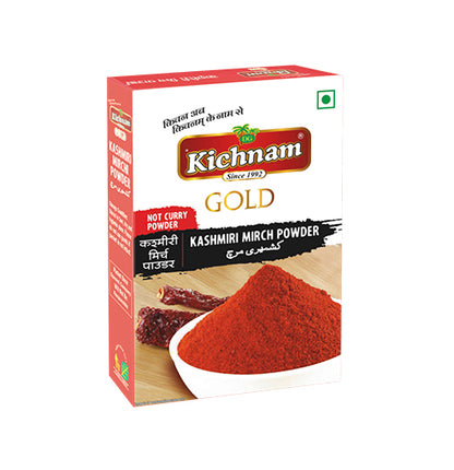 Kichnam Kashmiri Red Chilli Powder (कश्मीरी लाल मिर्च पाउडर) | Net Weight-100gm