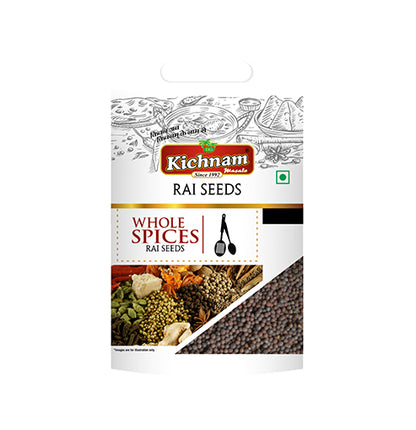 Kichnam Mustard Seeds (राई दाना साबुत) | Net Weight-100gm