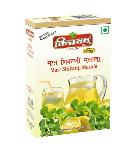 A 100 gm box of Kichnam Mast Shikanji Masala