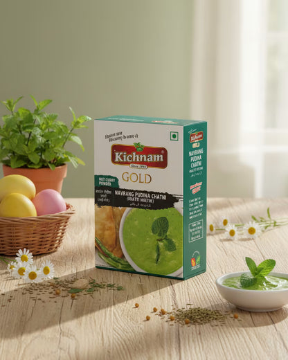 Kichnam Pudina Chutney Masala | Net Weight- 200gm