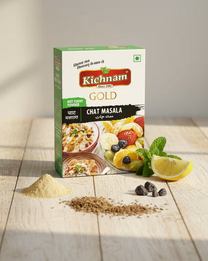 Kichnam Chaat masala with ingredients 