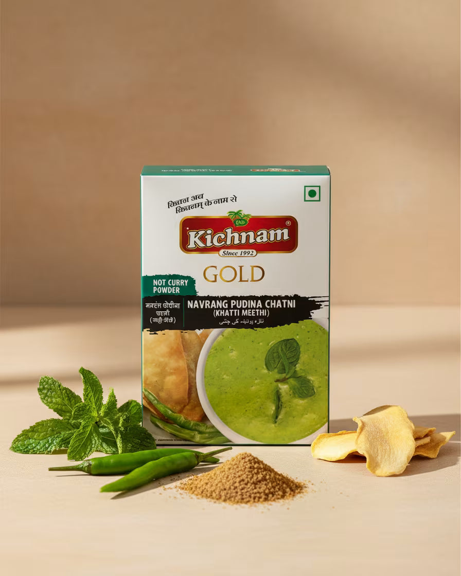 Kichnam Pudina Chutney Masala | Net Weight- 200gm