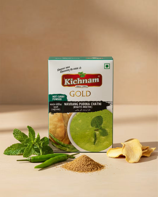 Kichnam Pudina Chutney Masala | Net Weight- 200gm