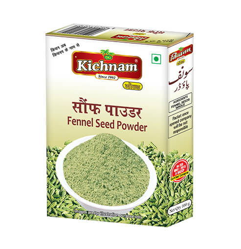 Kichnam Fennel Seeds/ Saunf Powder (सौंफ पाउडर) | Net Weight-100gm